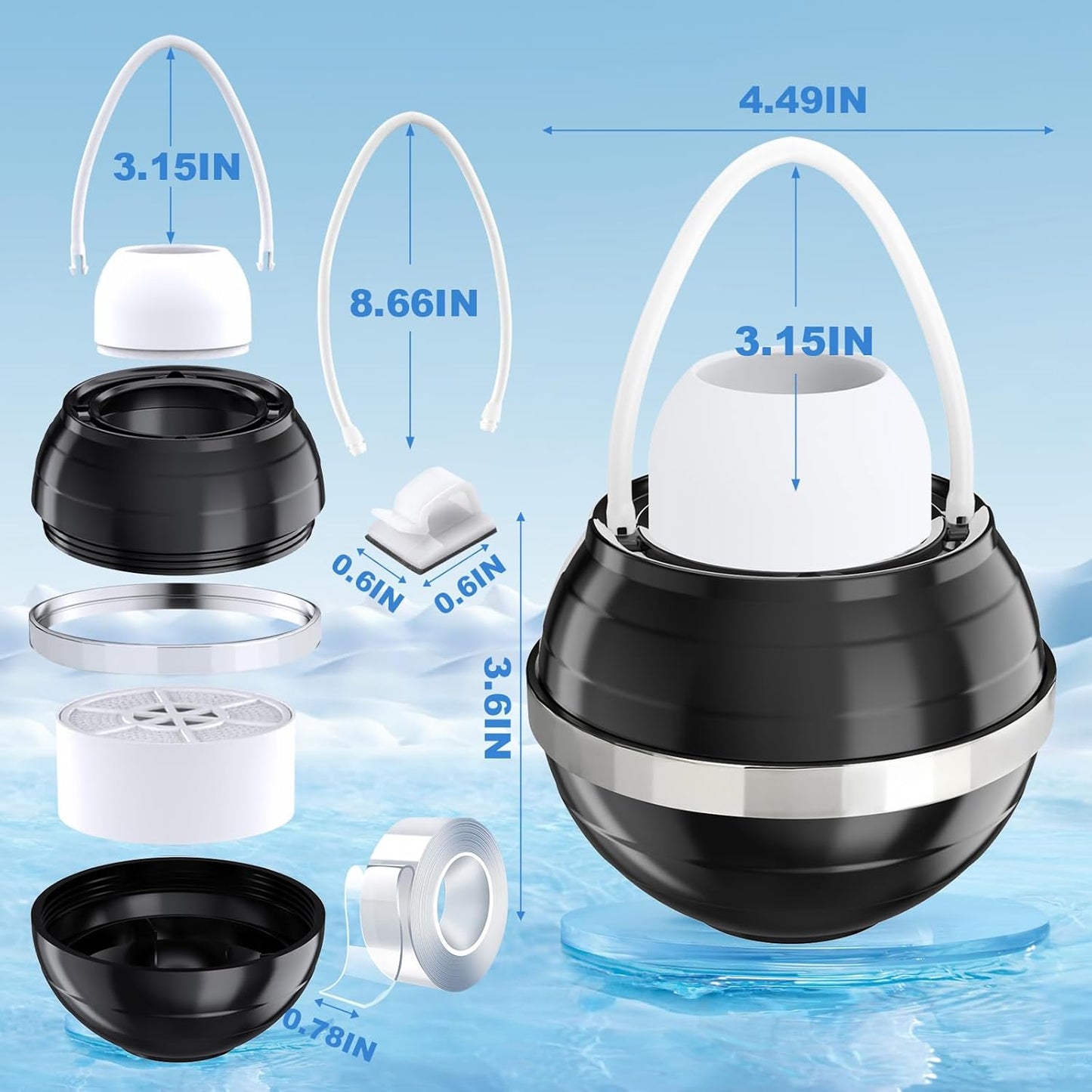 Bathtub Water Filter for Baby & Family